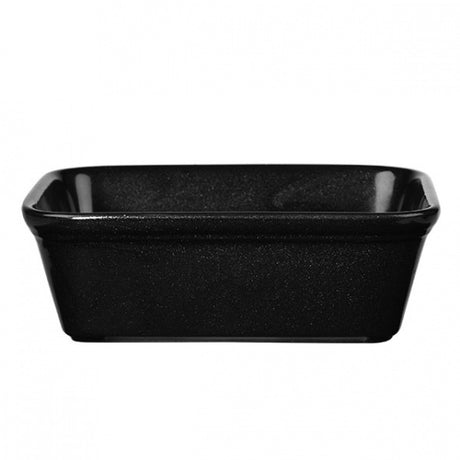 Rectangular Dish - Black, 600ml, Churchill from Churchill. made out of Porcelain and sold in boxes of 12. Hospitality quality at wholesale price with The Flying Fork!