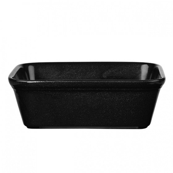 Rectangular Dish - Black, 600ml, Churchill from Churchill. made out of Porcelain and sold in boxes of 12. Hospitality quality at wholesale price with The Flying Fork!