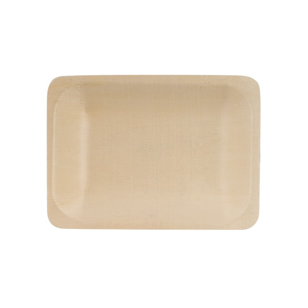 Rect. Plate - Bio Wood, 200 x 140mm from TheFlyingFork. Sold in boxes of 10. Hospitality quality at wholesale price with The Flying Fork!