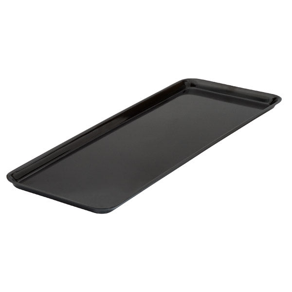 Rect. Sandwich Tray - Black, 500 x 180mm from Ryner Melamine. Sold in boxes of 6. Hospitality quality at wholesale price with The Flying Fork!