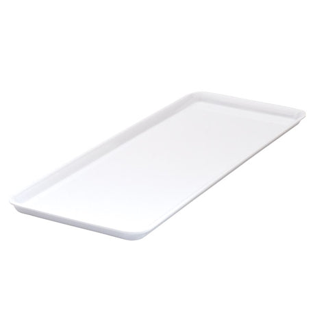 Rect. Sandwich - White, 390 x 150mm from Ryner Melamine. Sold in boxes of 6. Hospitality quality at wholesale price with The Flying Fork!