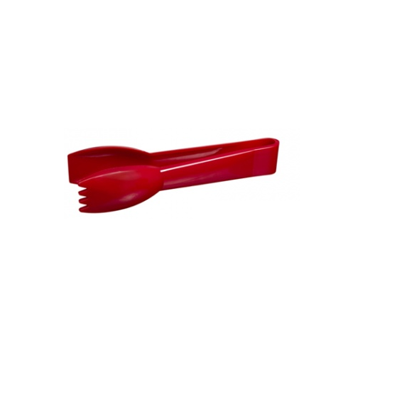 Mini Salad Tong - Red, Pc, 150mm from TheFlyingFork. made out of Polycarbonate and sold in boxes of 1. Hospitality quality at wholesale price with The Flying Fork!