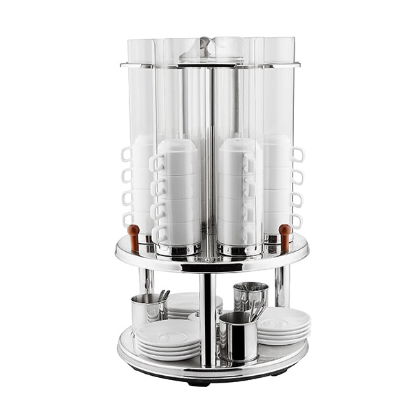 Revolving Cup Dispenser from Sunnex. Sold in boxes of 1. Hospitality quality at wholesale price with The Flying Fork!