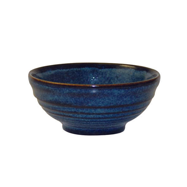 Ripple Bowl - 170ml, Sapphire, Bit On The Side from Churchill. Ribbed, made out of Porcelain and sold in boxes of 12. Hospitality quality at wholesale price with The Flying Fork!