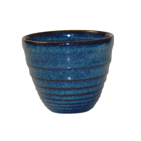 Ripple Chip Mug - 280ml, Sapphire, Bit On The Side from Churchill. Ribbed, made out of Porcelain and sold in boxes of 12. Hospitality quality at wholesale price with The Flying Fork!