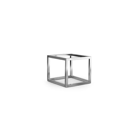 Riser - S-S, 120 x 120 x 120mm from Athena. made out of Stainless Steel and sold in boxes of 1. Hospitality quality at wholesale price with The Flying Fork!