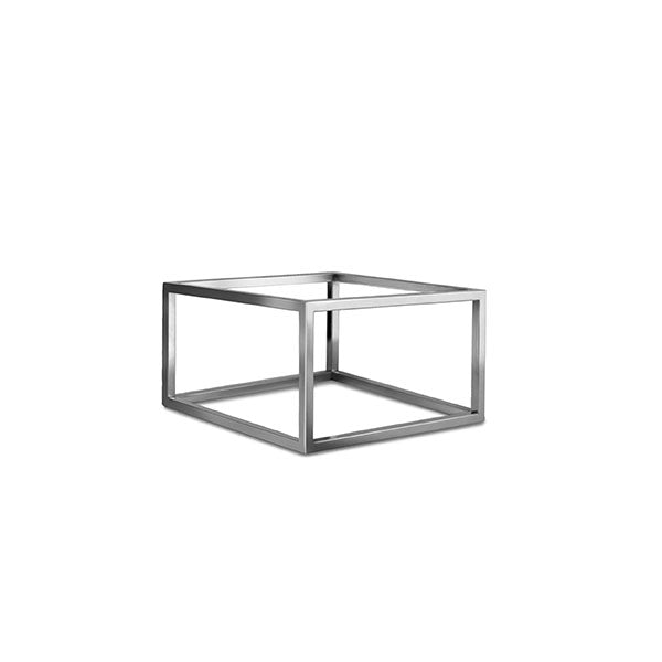 Riser - S-S, 180 x 180 x 120mm from Athena. made out of Stainless Steel and sold in boxes of 1. Hospitality quality at wholesale price with The Flying Fork!