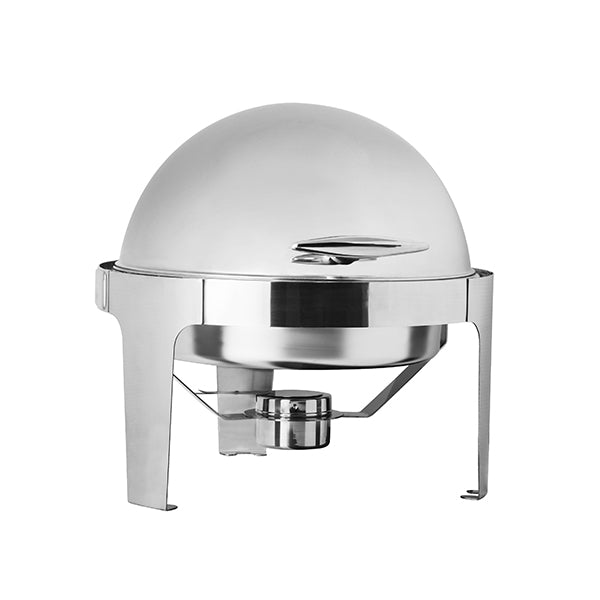 Roll Top Chafer - 18-10, Round, 475mm from TheFlyingFork. Sold in boxes of 1. Hospitality quality at wholesale price with The Flying Fork!