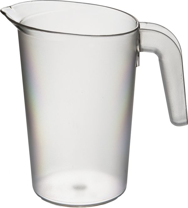 Pitcher - 1.0lt, Clear from Roltex. made out of Polycarbonate and sold in boxes of 6. Hospitality quality at wholesale price with The Flying Fork!
