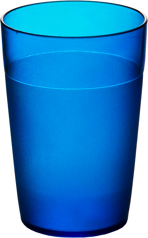 Tumbler - 250ml, Polycarbonate, Blue from Roltex. made out of Polycarbonate and sold in boxes of 12. Hospitality quality at wholesale price with The Flying Fork!