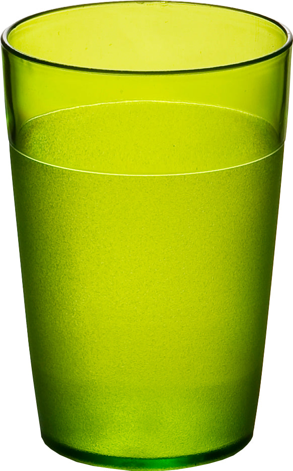 Tumbler - 250ml, Polycarbonate, Green from Roltex. made out of Polycarbonate and sold in boxes of 12. Hospitality quality at wholesale price with The Flying Fork!