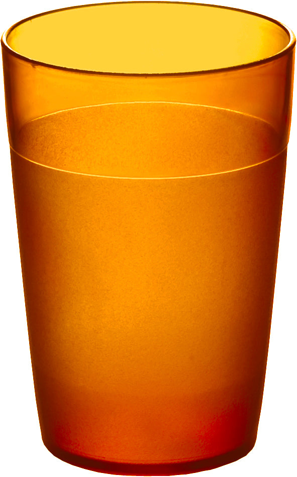 Tumbler - 250ml, Polycarbonate, Orange from Roltex. made out of Polycarbonate and sold in boxes of 12. Hospitality quality at wholesale price with The Flying Fork!
