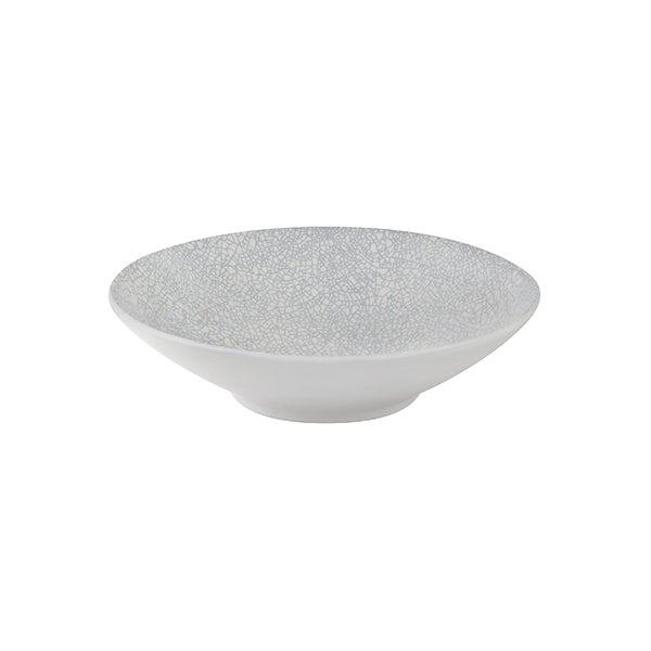 Round Bowl - 145mm, Grey Web from Luzerne. Textured, made out of Ceramic and sold in boxes of 48. Hospitality quality at wholesale price with The Flying Fork!