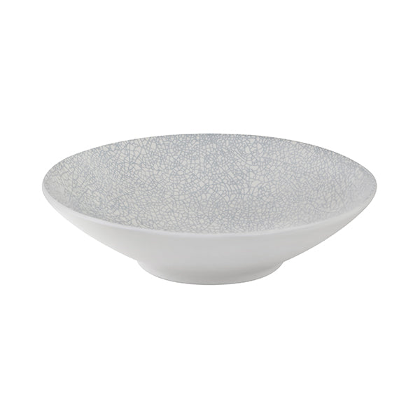 Round Bowl - 210mm, Grey Web from Luzerne. Textured, made out of Ceramic and sold in boxes of 12. Hospitality quality at wholesale price with The Flying Fork!