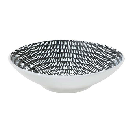 Round Bowl - 290mm, Storm from Luzerne. Textured, made out of Ceramic and sold in boxes of 6. Hospitality quality at wholesale price with The Flying Fork!