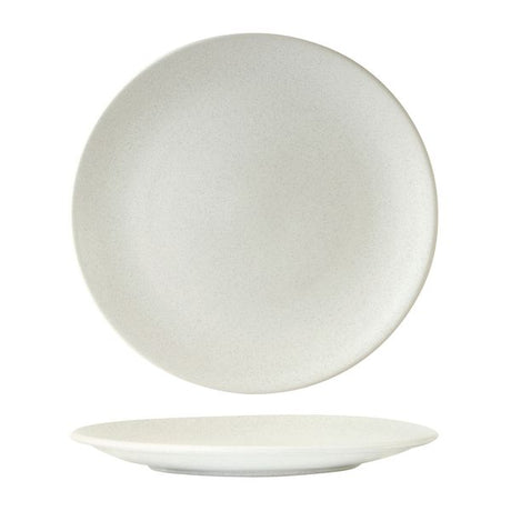 Round Coupe Plate - 285mm, Zuma Frost from Zuma. Matt Finish, made out of Ceramic and sold in boxes of 6. Hospitality quality at wholesale price with The Flying Fork!