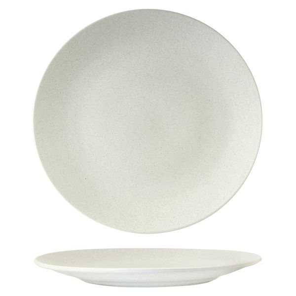 Round Coupe Plate - 310mm, Zuma Frost from Zuma. Matt Finish, made out of Ceramic and sold in boxes of 3. Hospitality quality at wholesale price with The Flying Fork!