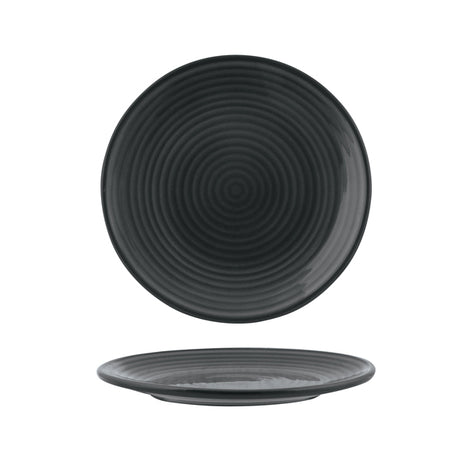 Round Coupe Plate -210mm, Ribbed, Zuma Jupiter from Zuma. Matt Finish, made out of Ceramic and sold in boxes of 6. Hospitality quality at wholesale price with The Flying Fork!