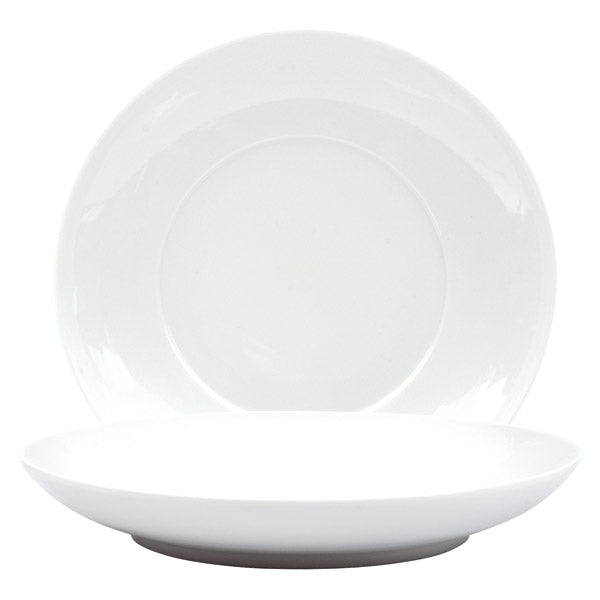 Round Deep Plate-Bowl - Coupe, 300mm from Ryner Tableware. made out of Porcelain and sold in boxes of 12. Hospitality quality at wholesale price with The Flying Fork!