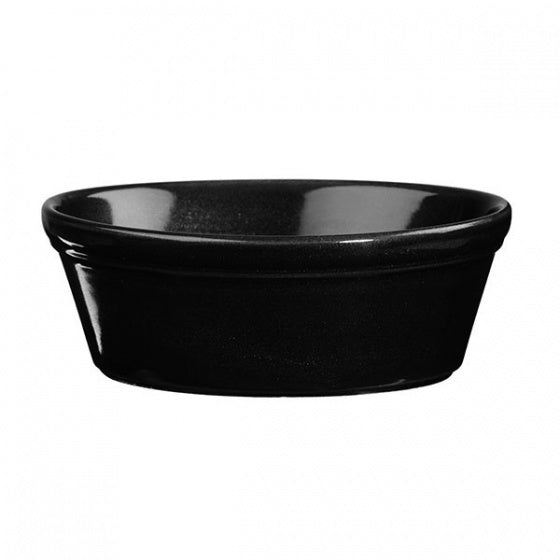 Round Pie Dish - 500ml, Black, Churchill from Churchill. made out of Porcelain and sold in boxes of 12. Hospitality quality at wholesale price with The Flying Fork!