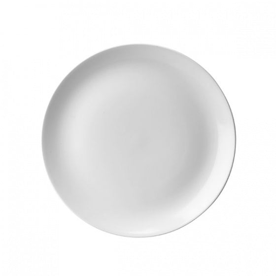 Round Coupe Plate - 217mm, Evolve from Churchill. made out of Porcelain and sold in boxes of 6. Hospitality quality at wholesale price with The Flying Fork!