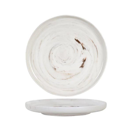 Round Plate - Marble, 210mm from Luzerne. made out of Ceramic and sold in boxes of 24. Hospitality quality at wholesale price with The Flying Fork!