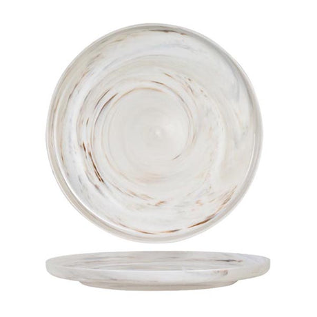 Round Plate - Marble, 280mm from Luzerne. made out of Ceramic and sold in boxes of 12. Hospitality quality at wholesale price with The Flying Fork!