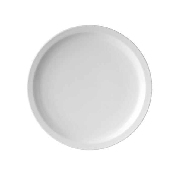 Round Plate - Narrow Rim, White, 170mm from Ryner Melamine. Sold in boxes of 12. Hospitality quality at wholesale price with The Flying Fork!