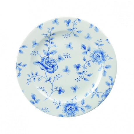 Round Plate - Rose Chintz, Prague, 215mm from Churchill. Patterned, made out of Porcelain and sold in boxes of 6. Hospitality quality at wholesale price with The Flying Fork!
