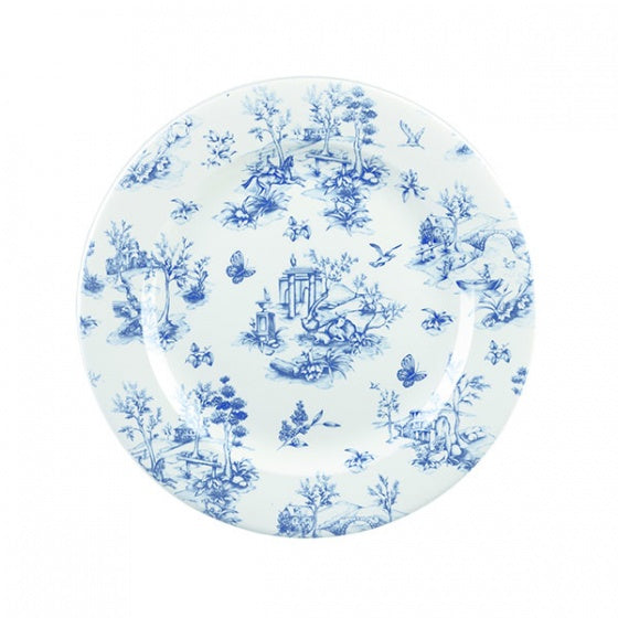 Round Plate - Toile, Prague, 170mm from Churchill. Patterned, made out of Porcelain and sold in boxes of 6. Hospitality quality at wholesale price with The Flying Fork!