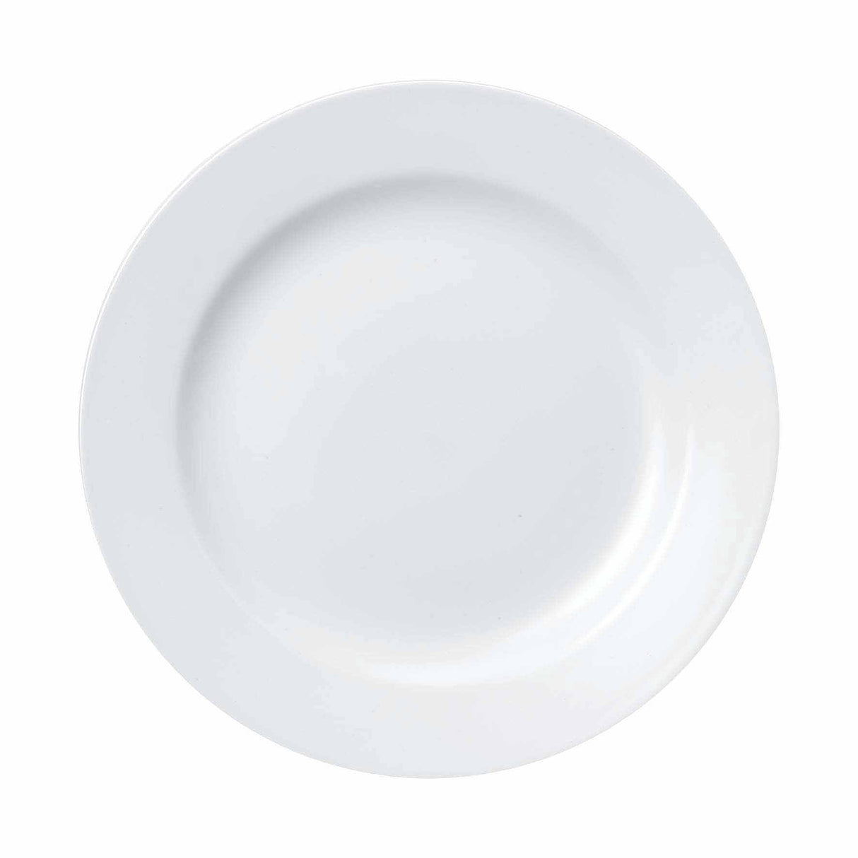 Round Plate - Wide Rim, 230mm, Classic from Churchill. made out of Porcelain and sold in boxes of 24. Hospitality quality at wholesale price with The Flying Fork!