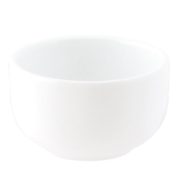 Round Sauce Dish - 70 x 45mm from Ryner Tableware. made out of Porcelain and sold in boxes of 144. Hospitality quality at wholesale price with The Flying Fork!
