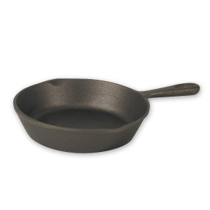 Round Skillet - Cast Iron, Plain, 265mm from TheFlyingFork. Sold in boxes of 1. Hospitality quality at wholesale price with The Flying Fork!