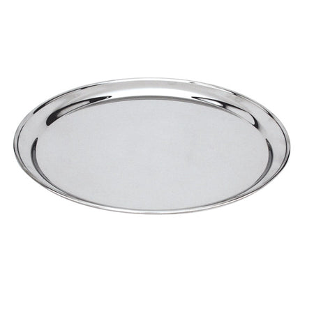 Round Tray - 18-8, 250mm-10inch from TheFlyingFork. Sold in boxes of 1. Hospitality quality at wholesale price with The Flying Fork!