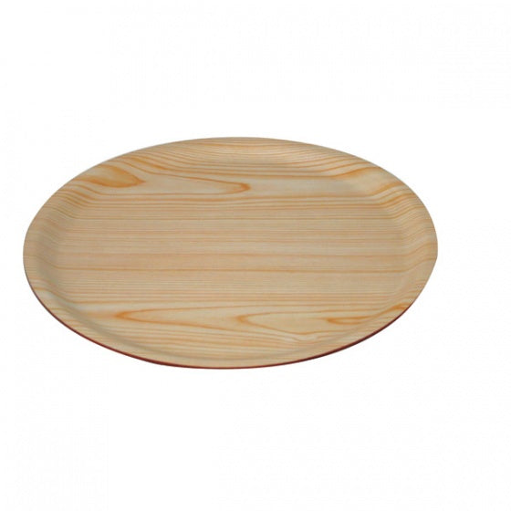 Round Wood Tray - Birch, 435mm from TheFlyingFork. Sold in boxes of 1. Hospitality quality at wholesale price with The Flying Fork!
