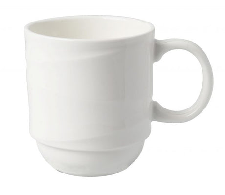 Coffee Mug - 350ml,Stackable, Maxadura Resonate from Royal Porcelain. made out of Porcelain and sold in boxes of 12. Hospitality quality at wholesale price with The Flying Fork!