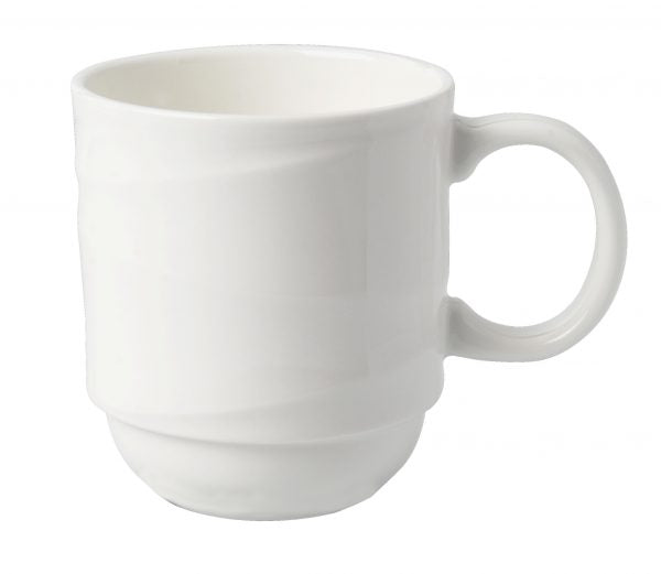 Coffee Mug - 350ml,Stackable, Maxadura Resonate from Royal Porcelain. made out of Porcelain and sold in boxes of 12. Hospitality quality at wholesale price with The Flying Fork!