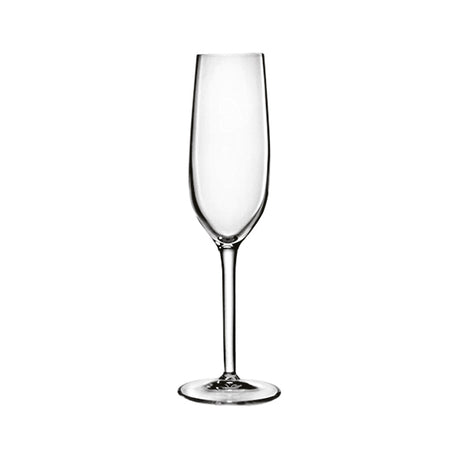 Rubino Flute - 210ml from Luigi Bormioli. made out of Glass and sold in boxes of 6. Hospitality quality at wholesale price with The Flying Fork!