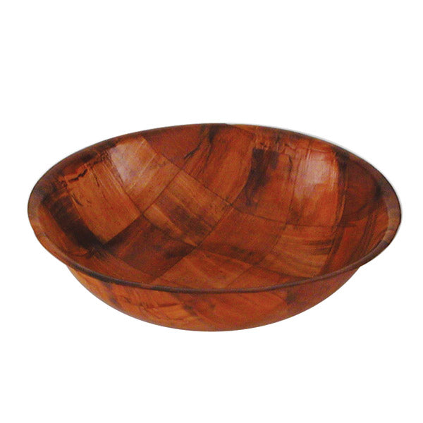Salad Bowl - Woven Wood, 150mm from TheFlyingFork. Sold in boxes of 1. Hospitality quality at wholesale price with The Flying Fork!