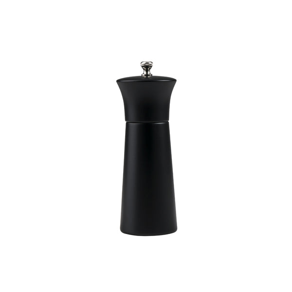 Salt-Pepper Grinder - Black, 150mm, Evo from Moda. Sold in boxes of 1. Hospitality quality at wholesale price with The Flying Fork!