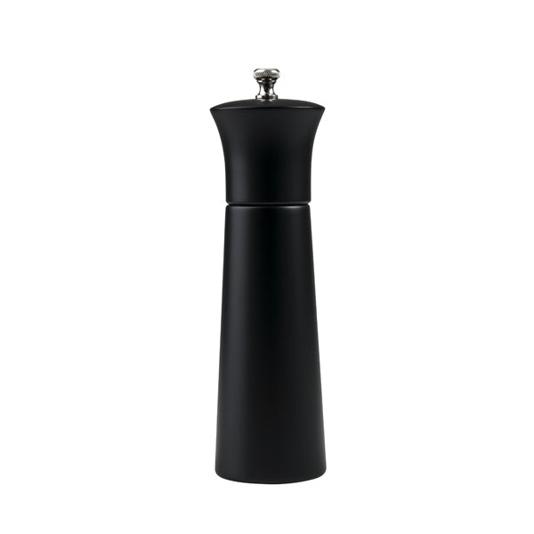 Salt-Pepper Grinder - Black, 210mm, Evo from Moda. Sold in boxes of 1. Hospitality quality at wholesale price with The Flying Fork!