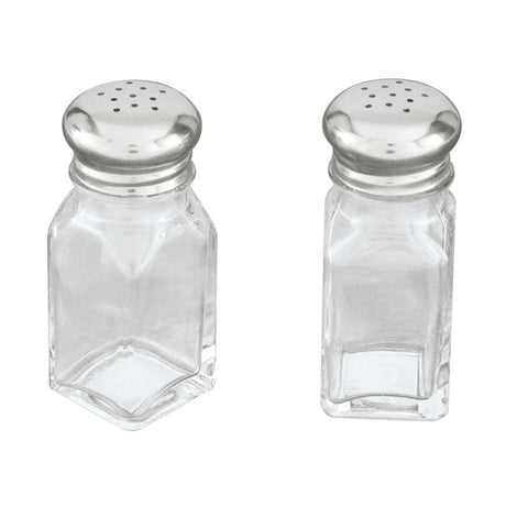 Salt & Pepper Shaker - Square, 60ml from TheFlyingFork. Sold in boxes of 12. Hospitality quality at wholesale price with The Flying Fork!
