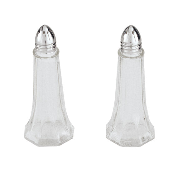 Salt & Pepper Shaker - Tower, 30ml from TheFlyingFork. Sold in boxes of 36. Hospitality quality at wholesale price with The Flying Fork!