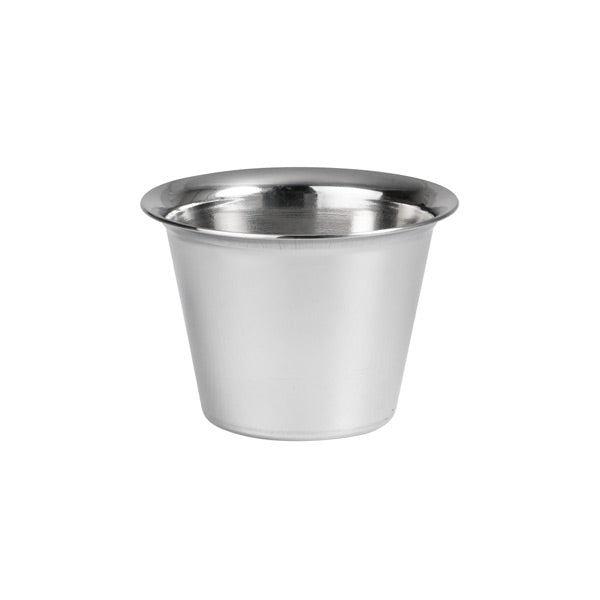Sauce Cup-Dariol Mould - S-S, 65 x 45mm-90ml from TheFlyingFork. Sold in boxes of 1. Hospitality quality at wholesale price with The Flying Fork!