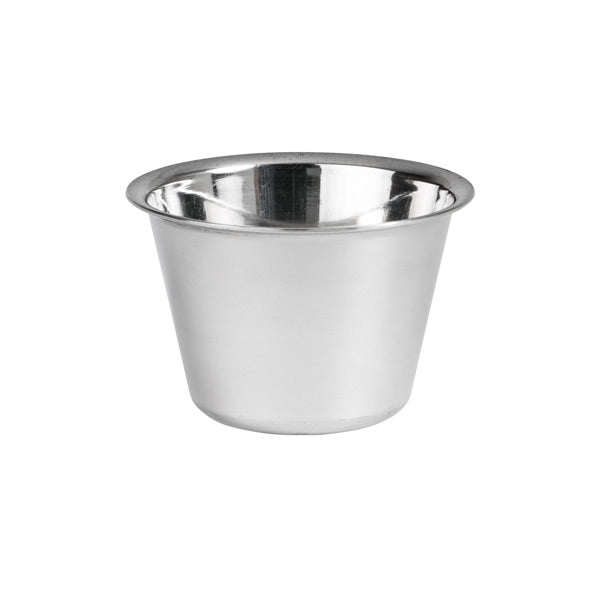 Sauce Cup-Dariol Mould - S-S, 80 x 35mm-115ml from TheFlyingFork. Sold in boxes of 1. Hospitality quality at wholesale price with The Flying Fork!