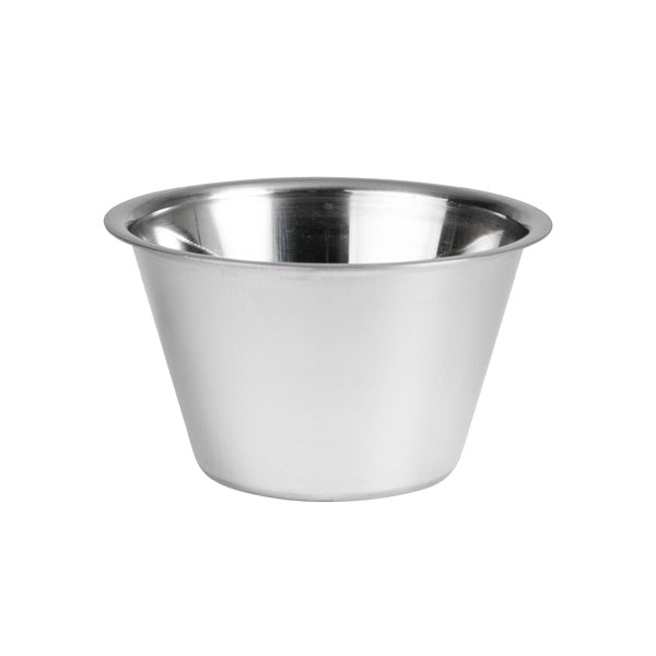 Sauce Cup-Dariol Mould - S-S, 110 x 65mm-265ml from TheFlyingFork. Sold in boxes of 1. Hospitality quality at wholesale price with The Flying Fork!