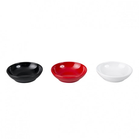 Sauce Dish - Red, 60mm from Ryner Melamine. Sold in boxes of 24. Hospitality quality at wholesale price with The Flying Fork!
