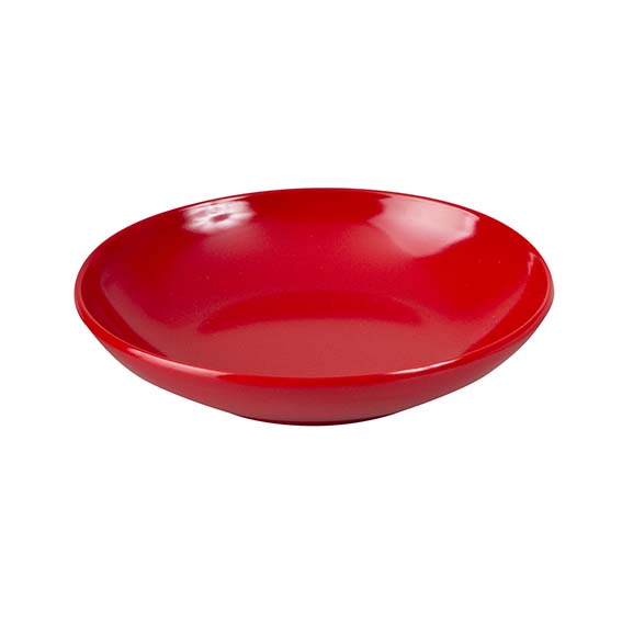 Sauce Dish - Red, 95mm from Ryner Melamine. Sold in boxes of 24. Hospitality quality at wholesale price with The Flying Fork!