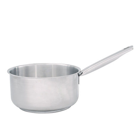 Saucepan - 18-10, No Cover 140 x 70mm-1.0Lt from Pujadas. Sold in boxes of 1. Hospitality quality at wholesale price with The Flying Fork!
