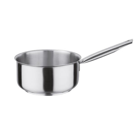Saucepan - 18-10, No Cover 180 x 90mm-2.3Lt from Pujadas. Sold in boxes of 1. Hospitality quality at wholesale price with The Flying Fork!